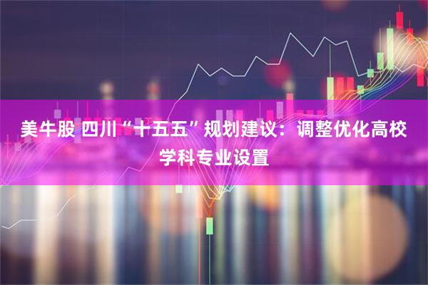 美牛股 四川“十五五”规划建议：调整优化高校学科专业设置