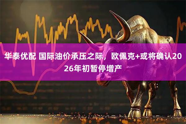 华泰优配 国际油价承压之际，欧佩克+或将确认2026年初暂停增产